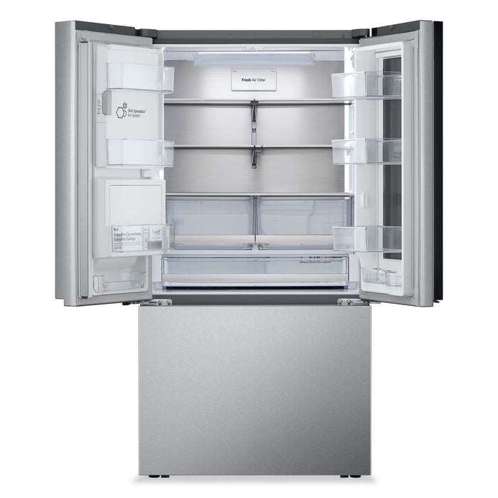 Réfrigérateur LG de 26 pi³ et de 36 po à portes françaises de profondeur comptoir MAXMC - acier inoxydable Smudge-ProofMD - LRYKC2606S
