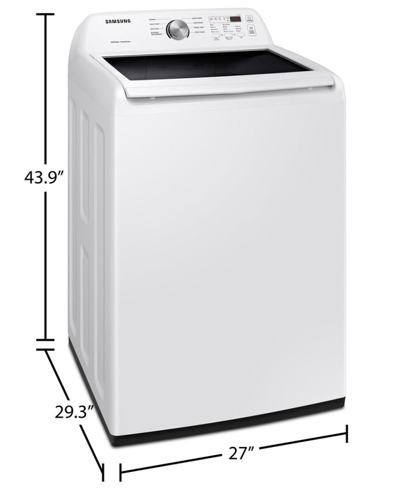 Laveuse haute efficacité Samsung à chargement par le haut de 5,2 pi³ - blanche - WA45T3200AW/A4
