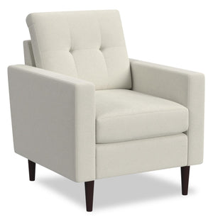 BLOK Modular Tuxedo Arm Chair - Ivory | Fauteuil modulaire BLOK à accoudoirs à l’anglaise - ivoire
