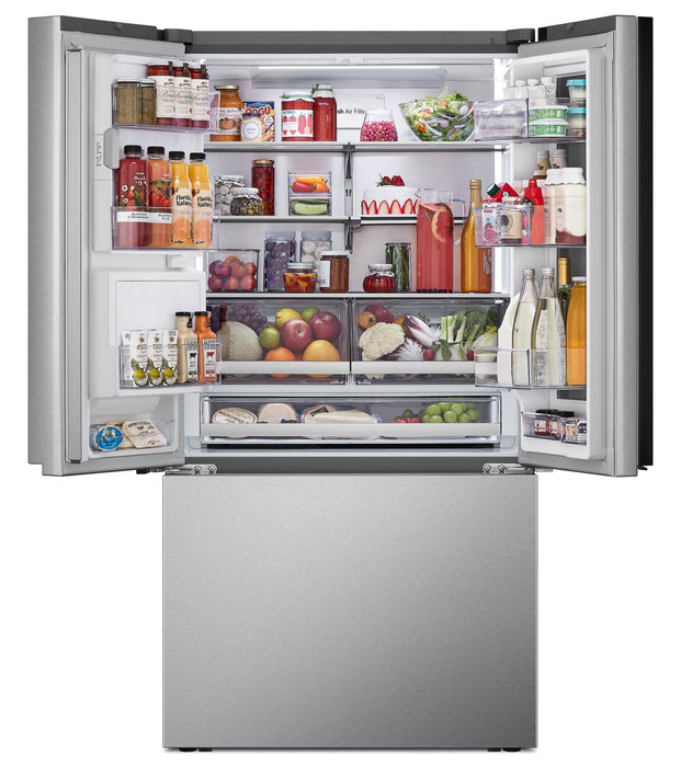 Réfrigérateur LG de 31 pi³ et de 36 po à portes françaises de profondeur standard MAXMC - acier inoxydable Smudge-ProofMD - LRYKS3106S