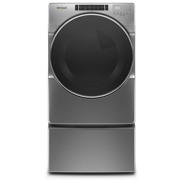 Sécheuse à gaz à la vapeur Whirlpool de 7,4 pi³ - ombre chrome - superposable - WGD8620HC