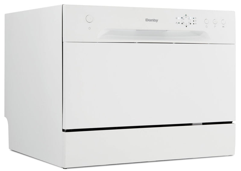 Lave-vaisselle Danby de 21,7 po et de 52 dBA avec commandes à l'avant - blanc - DDW621WDB 