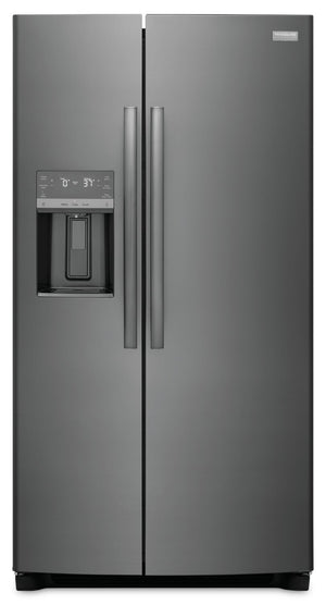 Réfrigérateur Frigidaire Gallery de 22,3 pi³ et de 36,1 po de profondeur comptoir à compartiments juxtaposés - acier inoxydable noir Smudge-ProofMD - GRSC2352AD