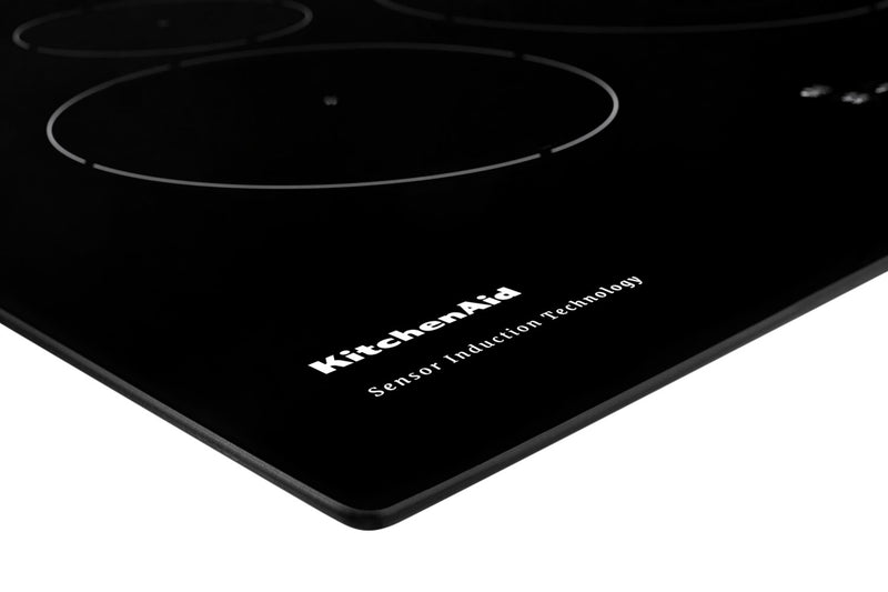 Surface de cuisson à induction KitchenAid de 36 po à 5 éléments - noire - KCIG556JBL