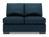 Causeuse sans accoudoirs Track de la collection Sofa Lab - Luxury Indigo
