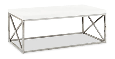 Harper Coffee Table - White  