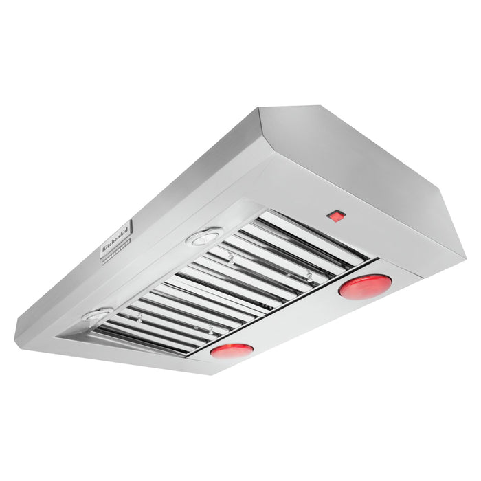 Hotte de cuisinière murale à pavillon KitchenAid de style commercial de 36 po - KVWC956KSS