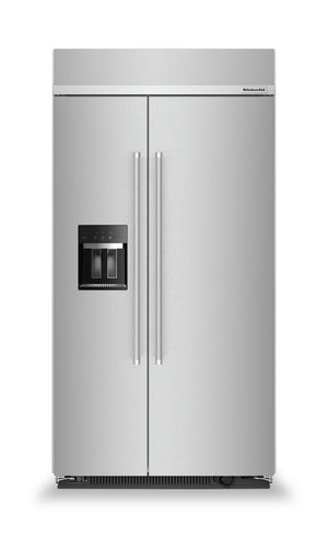 Réfrigérateur encastré KitchenAid de 25,1 pi³ à compartiments juxtaposés - KBSD702MSS