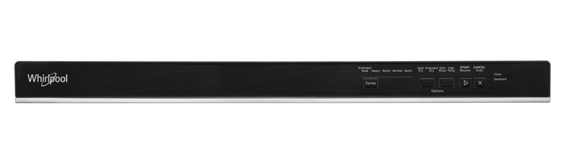 Lave-vaisselle encastré Whirlpool de 24 po et de 55 dBA avec commandes sur le dessus - acier inoxydable résistant aux traces de doigts - WDP560HAMZ