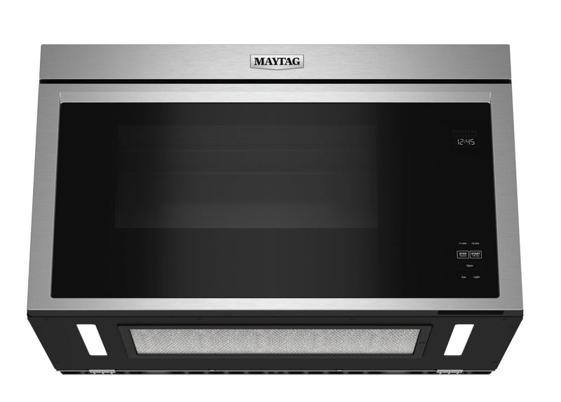Four à micro-ondes à hotte intégrée Maytag de 1,1 pi³ à installation affleurée avec cuisson à 900 W - acier inoxydable résistant aux traces de doigts - YMMMF6030PZ