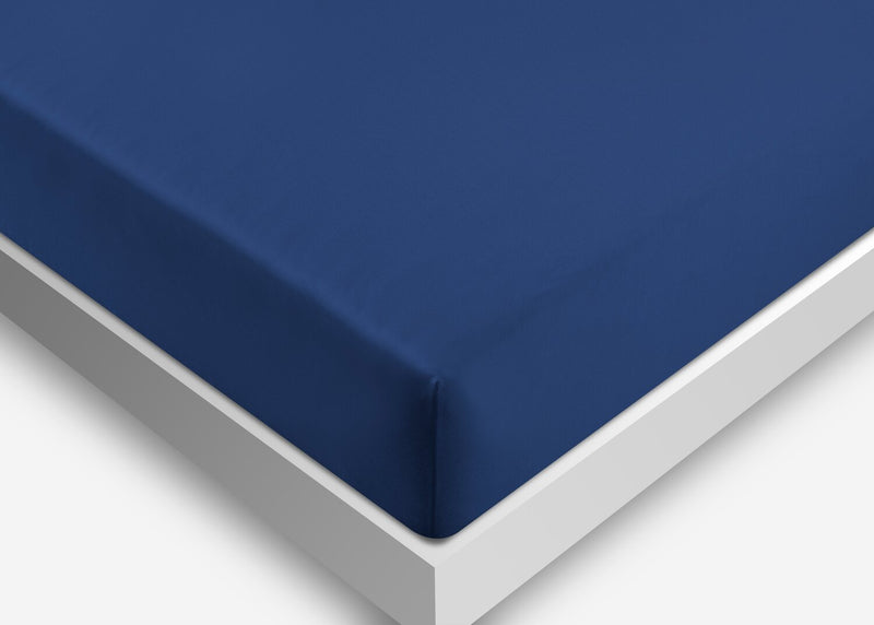 Ensemble de draps Hyper-CottonMC BEDGEARMD divisés pour très grand lit - bleu marine