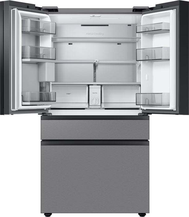 Réfrigérateur 4 portes BESPOKE Samsung de 22,8 pi³ et de 36 po de profondeur comptoir - acier inoxydable - RF23BB8600QLAA