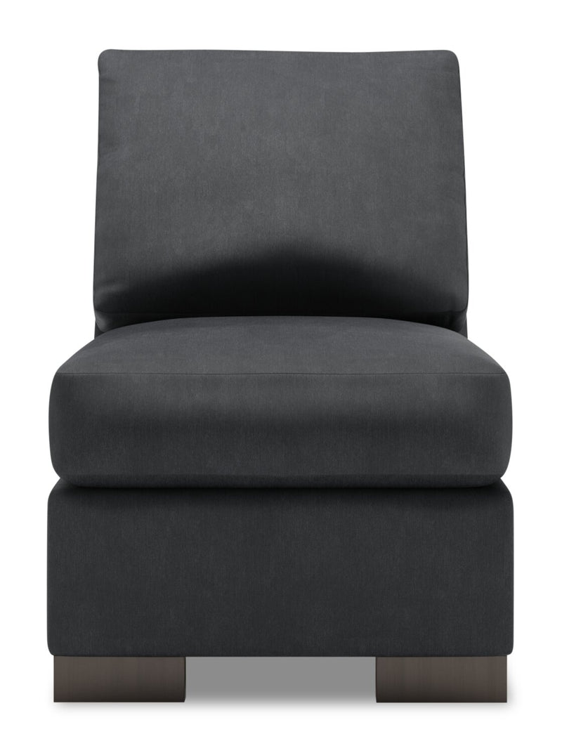 Sofa Lab Track Armless Chair - Pax Pepper 
