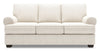 Sofa personnalisable Roll de Sofa Lab de 86 po fabriqué au Canada en tissu de chenille avec accoudoirs enroulés - beige Luxury Sand