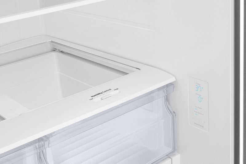 Réfrigérateur Samsung de 22,1 pi³ et de 30 po à portes françaises - acier inoxydable - RF22A4111SR/AA