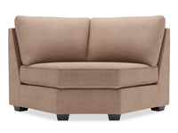 Fauteuil courbé en coin Roll de la collection Sofa Lab - Pax Wicker