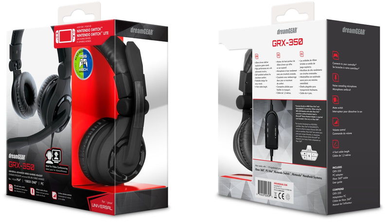 Casque d'écoute universel câblé pour le jeu DreamGEAR