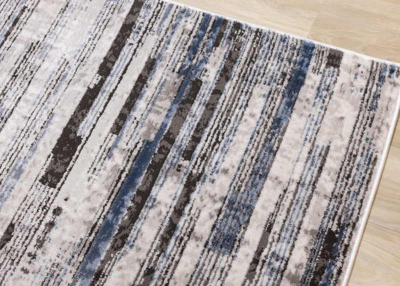 Carpette Darwin à rayures - 5 pi x 8 pi