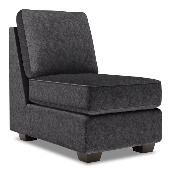 Fauteuil sans accoudoirs Roll de la collection Sofa Lab - Luxury Charcoal