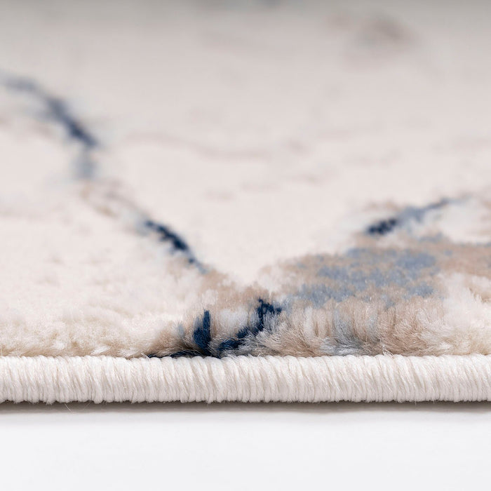 Carpette Rowann bleue - 7 pi 6 po x 10 pi 6 po
