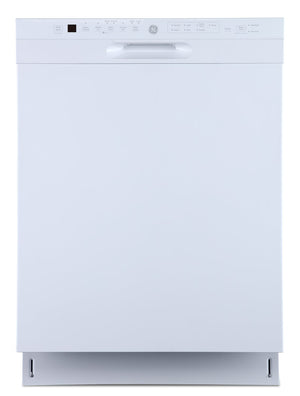 Lave-vaisselle encastré GE de 24 po avec commandes à l'avant - GBF655SGPWW 