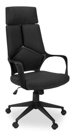 Fauteuil président Hayes de 25 po - noir 