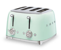 Grille-pain Smeg à fentes longues pour 4 tranches - TSF03PGUS