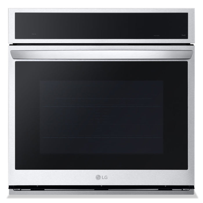 Four mural électrique LG de 4,7 pi³ et de 30 po avec convection par ventilateur - acier inoxydable Smudge-ProofMD - WSEP4727F