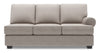 Sofa-lit de droite Roll de la collection Sofa Lab - Pax Slate