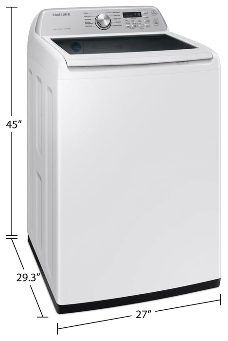 Laveuse Samsung à chargement par le haut de 5,4 pi³ - blanche - WA46CG3505AWA4