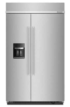 Réfrigérateur KitchenAid de 29,4 pi³ et de 48 po à compartiments juxtaposés - acier inoxydable - KBSD708MSS