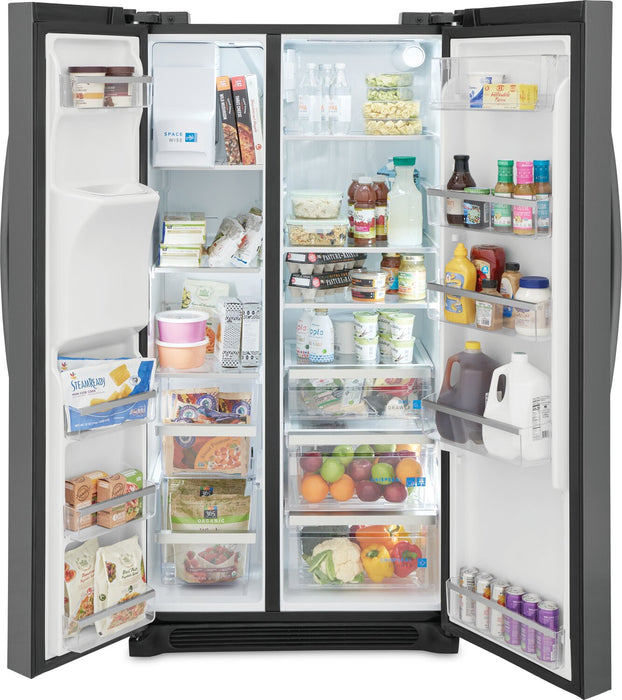 Réfrigérateur Frigidaire Gallery de 22,3 pi³ et de 36,1 po de profondeur comptoir à compartiments juxtaposés - acier inoxydable noir Smudge-ProofMD - GRSC2352AD