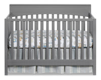  Lit de bébé Harper convertible 4 en 1 - gris tourterelle