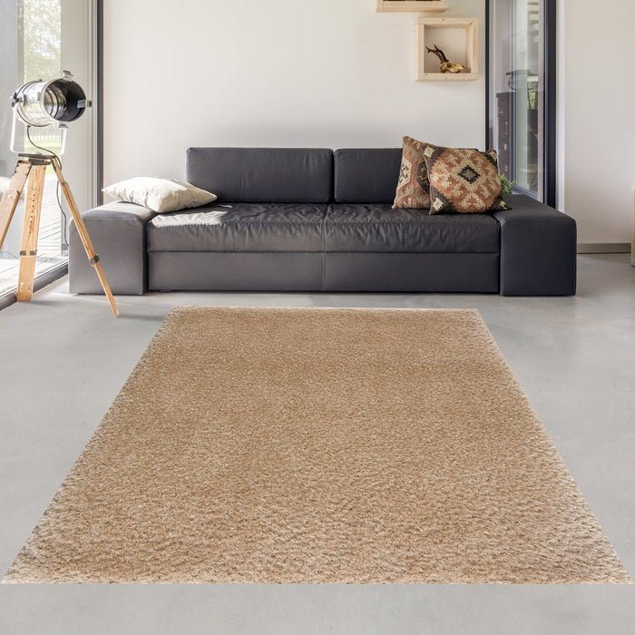 Carpette à poil long Lawson beige - 7 pi 9 po x 9 pi 5 po