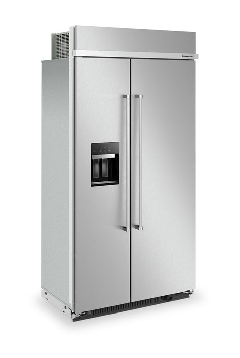 Réfrigérateur KitchenAid de 25 pi³ et de 42 po à compartiments juxtaposés - acier inoxydable - KBSD702MSS