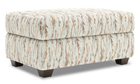  Pouf de rangement The Trunk de Sofa Lab de 39 po fabriqué au Canada en tissu - Mineral multicolore 