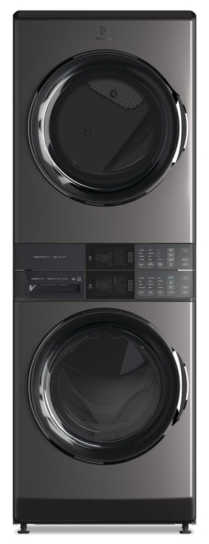 Tour de buanderie Laundry TowerMC à la vapeur Electrolux à chargement frontal de 5,2/8,0 pi³ - titane - ELTE760CAT