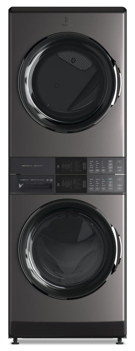 Tour de buanderie Laundry TowerMC à la vapeur Electrolux à chargement frontal de 5,2/8,0 pi³ - titane - ELTE760CAT