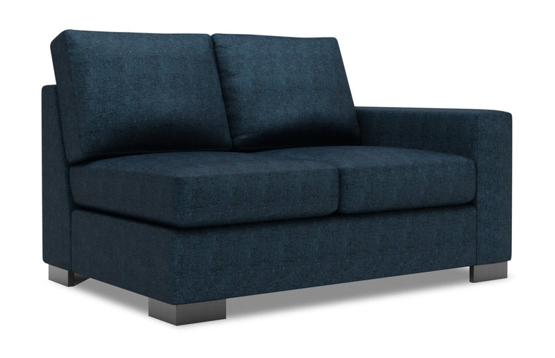 Causeuse de droite Track de la collection Sofa Lab - Luxury Indigo
