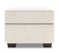  Pouf Roll de Sofa Lab de 24 po fabriqué au Canada en tissu de chenille - beige Luxury Sand 