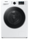 ["Laveuse à la vapeur Samsung à chargement frontal de 2,9 pi³ et de 24 po - blanche - superposable - WW25B6800AW/AC"]