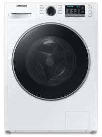  Laveuse à la vapeur Samsung à chargement frontal de 2,9 pi³ et de 24 po - blanche - superposable - WW25B6800AW/A…