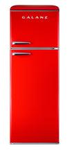 Réfrigérateur Galanz rétro de 12 pi3 à congélateur supérieur - GLR12TRDEFR