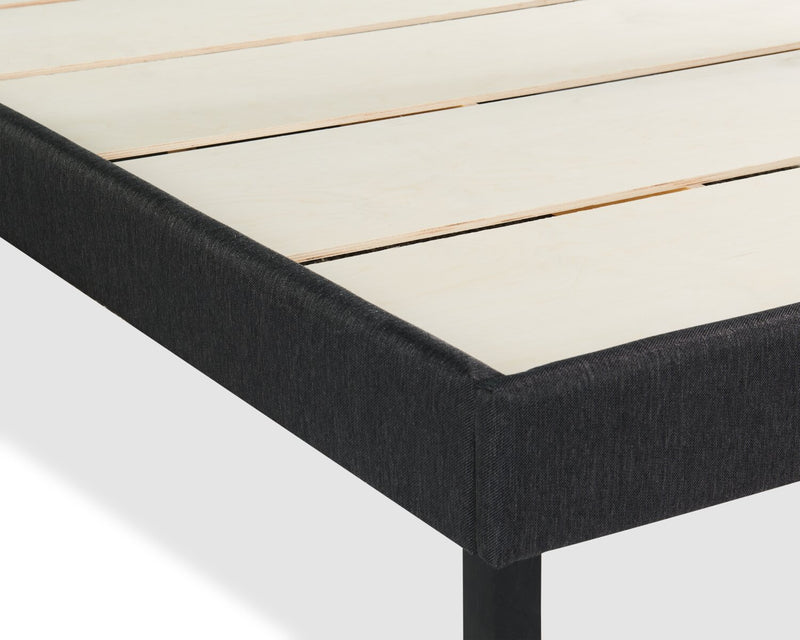 Base plateforme Breeze pour lit simple - noir