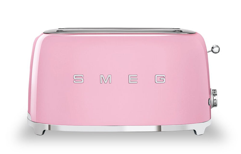 Grille-pain Smeg à fentes longues pour 4 tranches - TSF02PKUS
