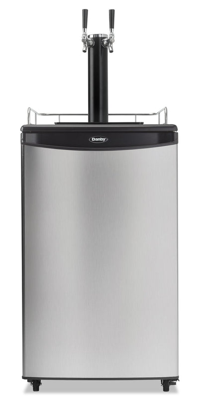 Danby 5.4 Cu. Ft. Dual-Tap Kegerator - DKC054A1BSL2DB 