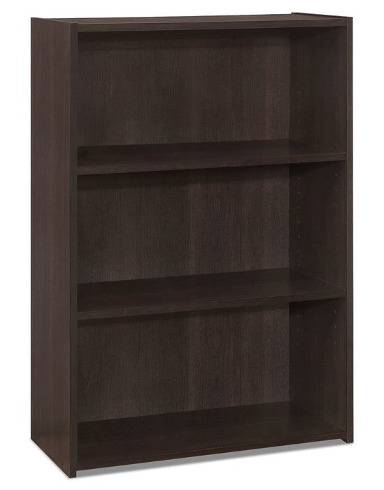 Bibliothèque Slade de 24,75 po à 3 tablettes - espresso