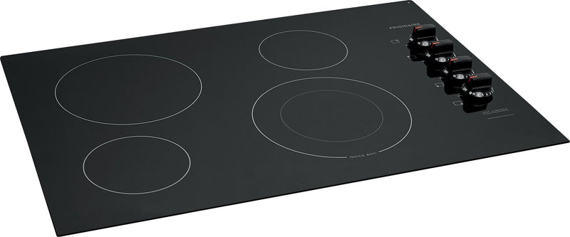 Surface de cuisson électrique Frigidaire de 30 po à 4 éléments - noire - FFEC3025UB