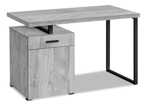 Remi Reversible Desk - Grey | Bureau réversible Remi - gris | REMGRDSK