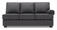  Sofa-lit de droite Roll de la collection Sofa Lab - Luxury Charcoal 